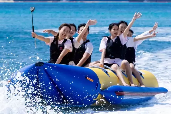 「【沖縄・名護】21世紀の森ビーチに“海の遊園地”が誕生！」の画像