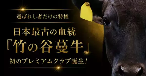「全国にわずか約25～30頭の“幻の和牛”「竹の谷蔓牛」を未来へ繋ぐ　株式会社いろりカンパニーがMakuakeでプロジェクトを開始」の画像