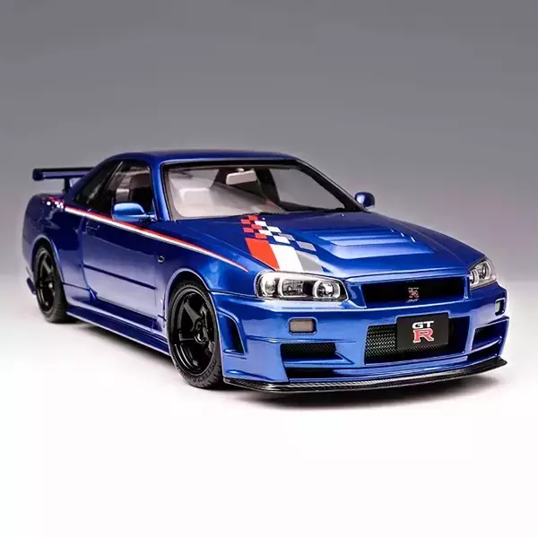 日産スカイライン GT-R (BNR34) の 1/18 スケールミニカーが CAMSHOP.JP で販売開始！