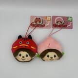 「福島限定「モンチッチ フェイスマスコット〈桃〉」12月下旬より新発売！大ヒット“赤べこ”に続く第2弾」の画像1