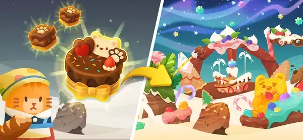 「「マージ」＆「猫」＆「ストーリー」パズル　『マージキャット：キャットピアパズル』が事前登録を開始！」の画像