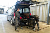 「映像・音響現場の搬入負担を軽減！カゴ台車ごと車両に積み込み　最大3mの車両積込スロープ「バンロード」4/20(月)発売」の画像2