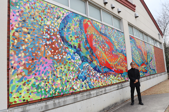 倉敷芸術科学大学の「キャンパス・ビジュアル化」本格始動！Ａ＆Ｓ教育実践の場として全学をキャンバスに！