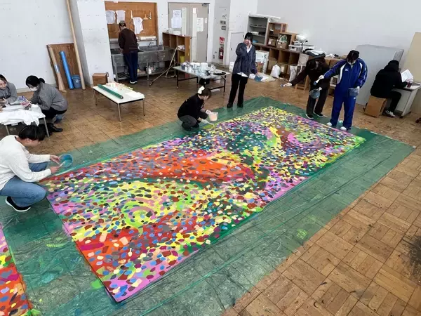 「倉敷芸術科学大学の「キャンパス・ビジュアル化」本格始動！Ａ＆Ｓ教育実践の場として全学をキャンバスに！」の画像