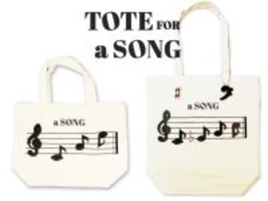 音符をレイアウト♪　メロディを楽しむトートバッグ