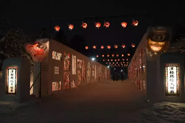 「青森県弘前市「弘前城雪燈籠まつり」2月6日から開催　第50回を記念した、家族で楽しめる特別企画も実施」の画像