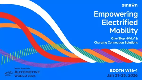 台湾SINBON、EVを動かす裏方の配線・接続技術をオートモーティブ ワールド東京2026で披露 充電・HV/LVに一体対応、世界9拠点で量産供給