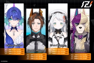 日本発、世界へ。グローバルVTuberプロジェクト「IZIGENIA」より1期生4名がデビュー！