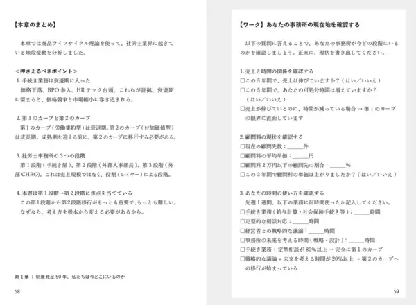 「顧客50件・顧問料3万円から顧客20件・顧問料10万円超の社労士事務所へ全国200事務所が証明した、次世代型社労士の経営戦略『開業にも経営にも使える 社労士ビジネス大全』　6/22 全国発売」の画像