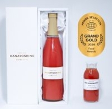近鉄不動産のトマトジュース「HANAYOSHINO」モンドセレクション2026 最高金賞 受賞！