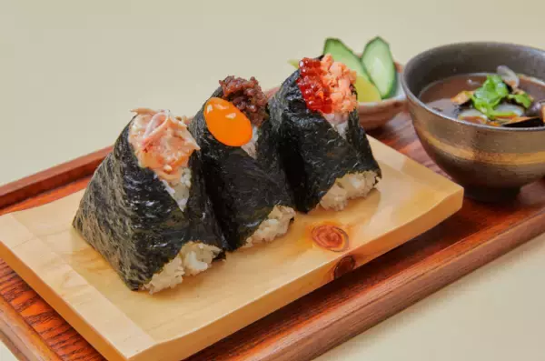 「「一汁おにぎり 一粒万福」が台湾本店オープンを記念して　台湾名物「桜海老とカラスミのタルタル」を期間限定でスタート！」の画像