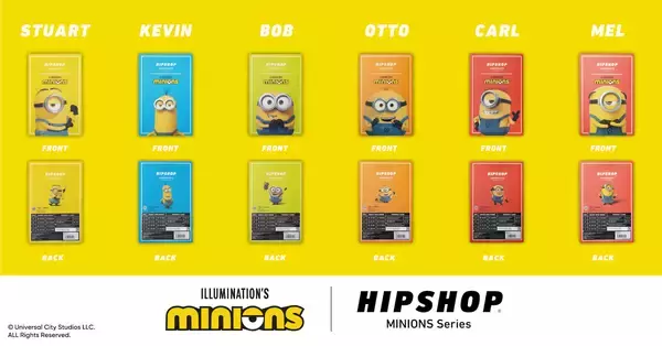 「「MINIONS(ミニオンズ)」とアンダーウェアブランド【HIPSHOP(ヒップショップ)】が初コラボレーション！ユーモアとハッピーがあふれるミニオンたちの世界観を詰め込んだ特別なコレクションを2026年7月10日(金)に発売！」の画像