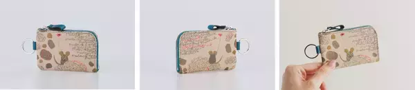 「レオ・レオニ『フレデリック』×伝統工芸品「甲州印伝」創業1582年の印傳屋が描いた「絵本作品コレクション」第2弾。愛らしい後ろ姿もポイント！「財布」「ポーチ」「ペンケース」など全7種類。」の画像