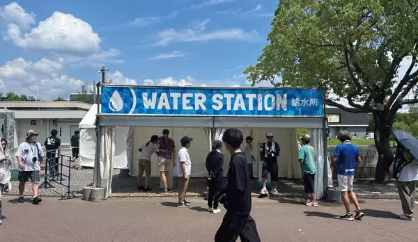 「来場者11万人の「熱中症予防」と「プラスチックごみ削減」対策！「SUMMER SONIC 2026 OSAKA」で万博レガシーの無料給水スポットを設置！」の画像
