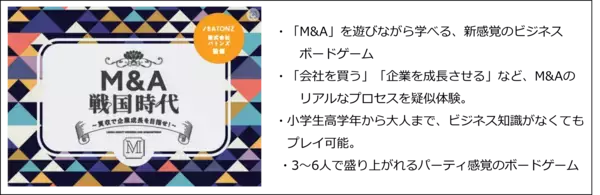 「＜事前告知＞“100億円企業をつくる”をリアルに体験！ボードゲーム開発5周年記念の起業家育成イベント、クラウドファンディング開始」の画像