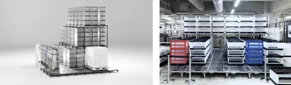 Cuebus株式会社とJR西日本「リニアモーター式ロボット倉庫」の実証実験を開始