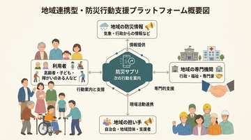 「情報はあるのに動けない」災害時の焦りを解消。次にとるべき行動を案内する地域防災プラットフォーム「防災サプリ」デモ版を8月31日公開