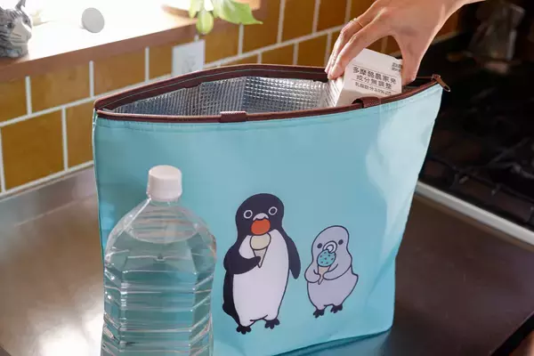 「【7/17発売】大容量「SuicaのペンギンのBig保冷トートバッグ」が『オレンジページ』付録に！ 〈ピンクグレー〉＆〈チョコミント〉の2種類」の画像