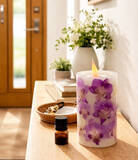 「Nama Candleが2/19に胡蝶蘭LEDアロマキャンドルを発売胡蝶蘭の美しさと香りを贈る 火を使わないキャンドル」の画像3