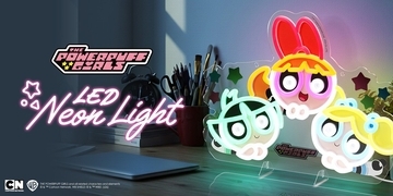 「パワーパフ ガールズ」の世界観を自宅に。LEDネオンライトが株式会社PGAから新発売！10段階調光＆2WAY仕様で日常を特別を