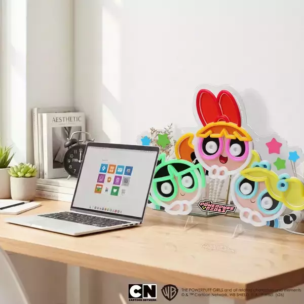 「「パワーパフ ガールズ」の世界観を自宅に。LEDネオンライトが株式会社PGAから新発売！10段階調光＆2WAY仕様で日常を特別を」の画像