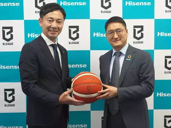 ハイセンスがプロバスケットリーグ「B.LEAGUE」のパートナーに就任