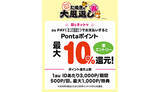 「au PAY「たぬきの大恩返し 春」はローソン・ネット支払いでそれぞれ1000ポイント還元！」の画像1