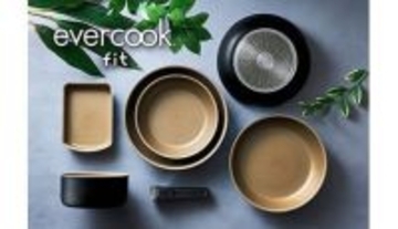 必要なサイズだけ選べる！ 取っ手が取れるフライパン「evercook fit」にブラック単品
