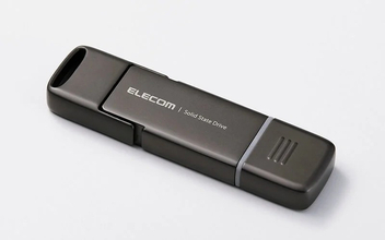 USB Type-CとUSB Type-Aの両方を搭載、エレコムのAI写真編集ソフト付き高速ポータブルSSD