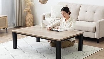 冬だけじゃない！ オールシーズン対応のミニマルこたつテーブルがタンスのゲンから