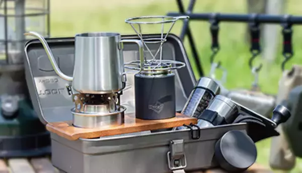 工具箱一つでアウトドアの本格ドリップ珈琲が楽しめるキット