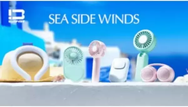 持ち歩く涼しさで暑さ対策、ビックカメラで新ハンディファン「SEA SIDE WINDS」発売