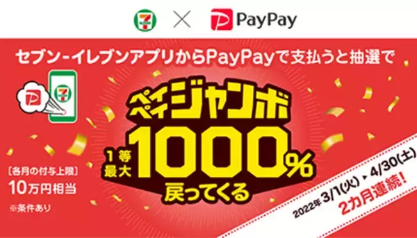 本日からPayPayで最大1000％が戻ってくるチャンス！　対象店舗は？
