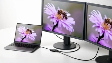 ノートPCの画面不足を解消、エレコムが最大3画面対応HDMI変換アダプター発売