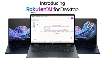 「Rakuten AI」のデスクトップ版をほぼすべてのHPのPCに導入へ