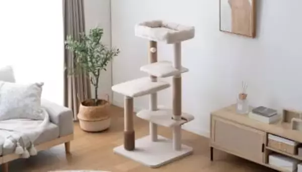 猫も人も心地いい、洗えておしゃれなキャットタワー4機種