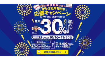 大阪・岸和田市、「最大30％還元」はコンビニやドラッグストア、家電量販店でも