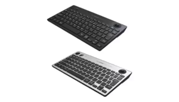 マウスがいらない！ ナカバヤシからトラックボール内蔵の無線キーボード登場