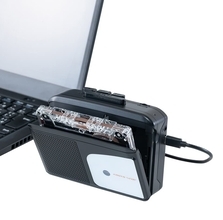 カセットテープを簡単デジタル化、ナカバヤシのUSB Type-C搭載プレイヤー「UCP-CA001」