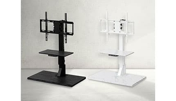 もう、テレビの高さに悩まない！リモコンで動く「電動昇降テレビスタンド」