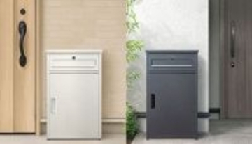 玄関にすっきり設置、タンスのゲン宅配ボックス新モデルはポスト一体型