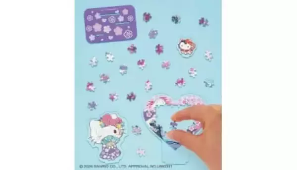 「ジグソーパズルがアクスタに！　「ハローキティ」「星のカービィ」など全12種同時発売！」の画像
