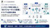 「「AIパフォーマンス診断」のトライアル提供を開始」の画像1
