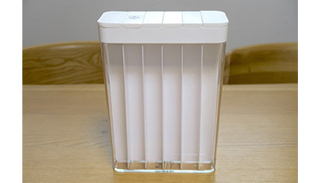 面倒なお米の計量が不要！　山崎実業のライスストッカーは少人数世帯にぴったり