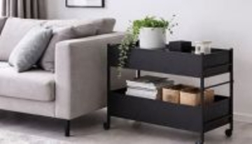 押し入れのデッドスペースを有効活用、タンスのゲンからキャスター付き収納ワゴン