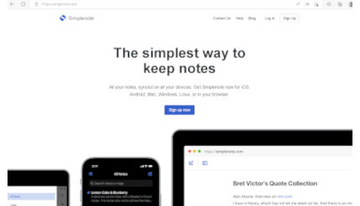 「Simplenote」　テキストメモに特化した超シンプルなサービスアプリの使い方