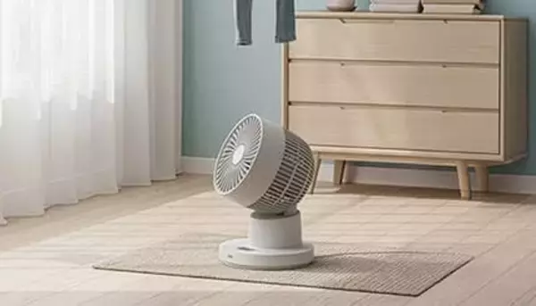 部屋干し革命！ 2倍速首ふりでスピード乾燥するドウシシャのDCサーキュレーター