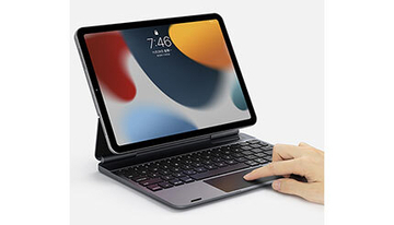 iPadをノートPCにする多機能キーボードケース「GeeKeyType」、七つの拡張ポートを搭載