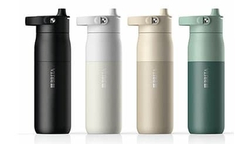 もはやガジェット 水分摂取量をリアルタイム計測 ドイツ生まれの水筒「BRITA LARQ」 内部も自動クリーニングで清潔