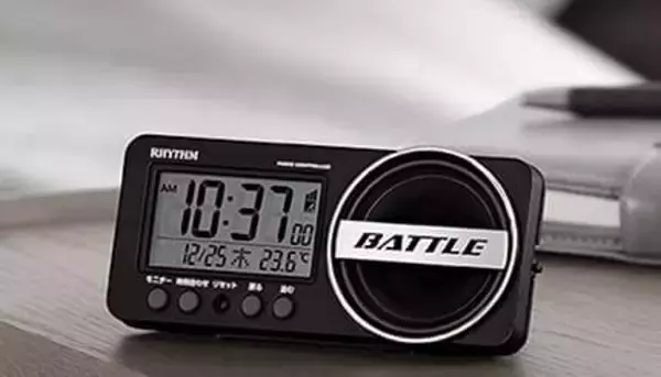 朝が弱い人に！リズム史上最大の音量を実現した「電波デジタルめざまし時計」